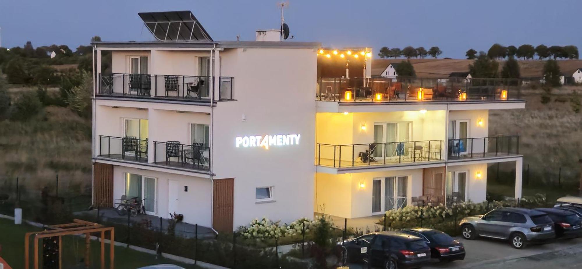 Ferienwohnung Portamenty Chłopy Exterior foto