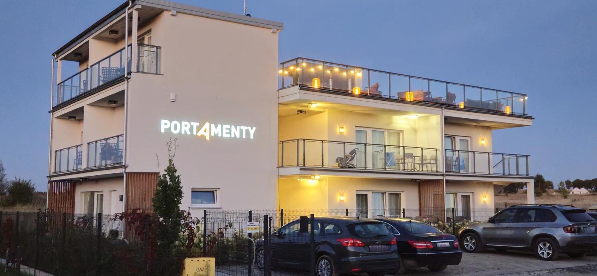 Ferienwohnung Portamenty Chłopy Exterior foto